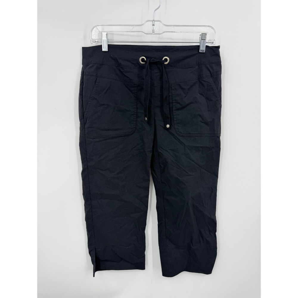 Prana Halle Capri Pants Womens Small Black Stretch Zion Hiking Outdoor